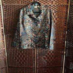 Chico Silk jacquard floral brocade oriental pattern